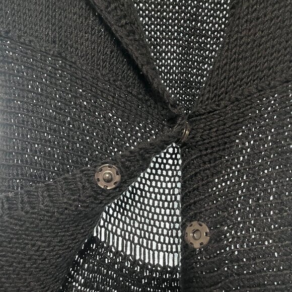 Long Knit Wool Coat - Picture 8 of 11